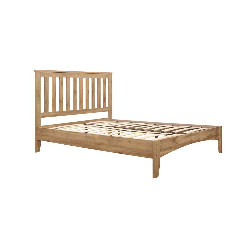 Norwood Small Double Bed Oak Assembly Required Oak World