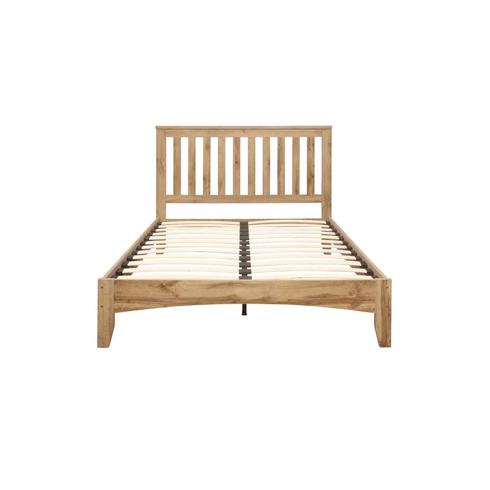 Norwood Small Double Bed Oak Assembly Required Oak World