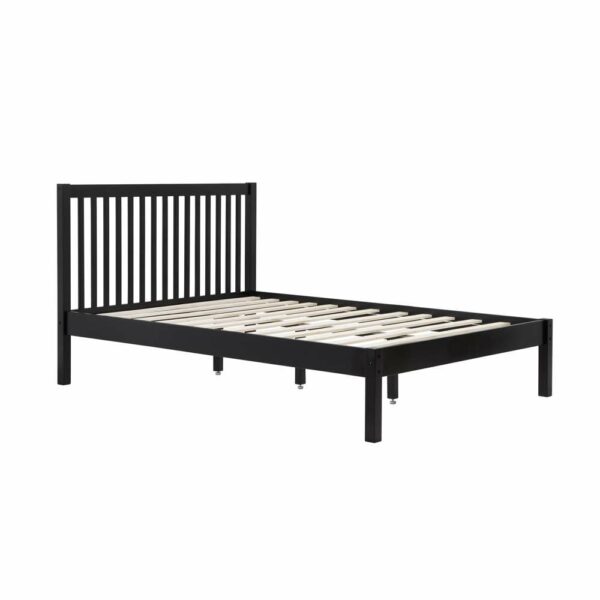 Nova Double Bed Black | Assembly Required