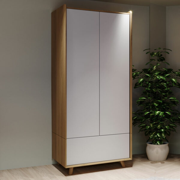 Woodside Oak Double Wardrobe | Assembly Required