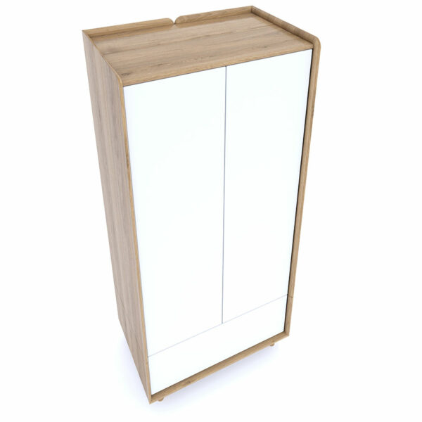 Woodside Oak Double Wardrobe | Assembly Required
