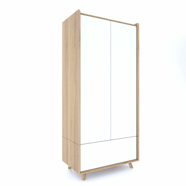 Woodside Oak Double Wardrobe | Assembly Required
