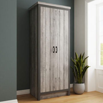 Fenway Grey 2 Door Wardrobe