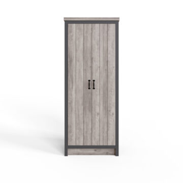 Fenway Grey 2 Door Wardrobe