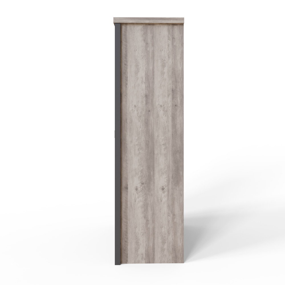 Fenway Grey 3 Door Wardrobe