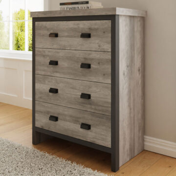 Fenway Grey 4 Drawer Chest