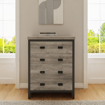 Fenway Grey 4 Drawer Chest