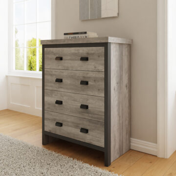 Fenway Grey 4 Drawer Chest