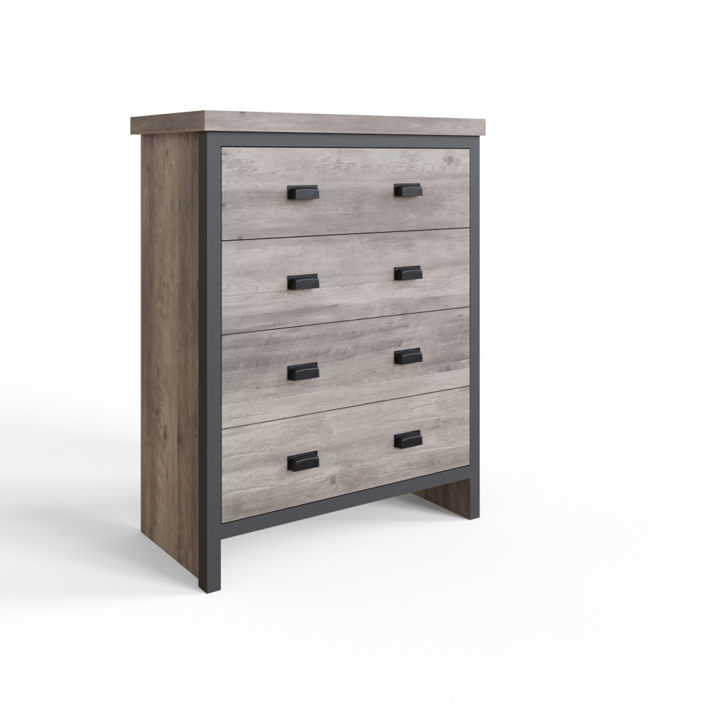 Fenway Grey 4 Drawer Chest