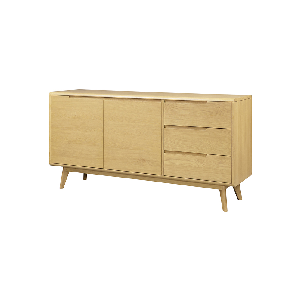 Woodford Triple Sideboard Self Assembly Oak World