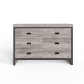 Fenway Grey 6 Drawer Chest