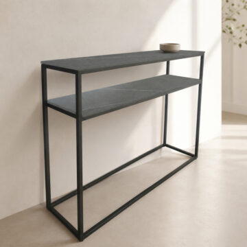 Artemis Console Table | Assembled Grey