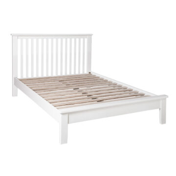 Geneva White 4’6 Double Bedframe