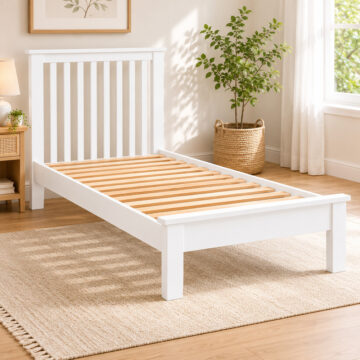 Geneva White 3' Single Bedframe