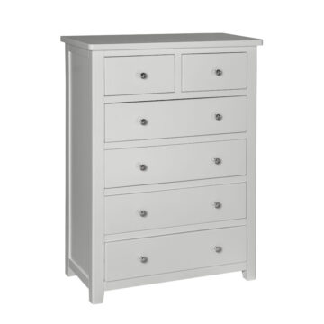 Geneva Grey 2 Over 4 Chest of Drawers | Assembled