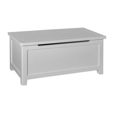 Geneva Grey Blanket Box | Assembled