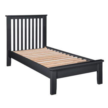 Black Geneva 3′ Single Bedframe