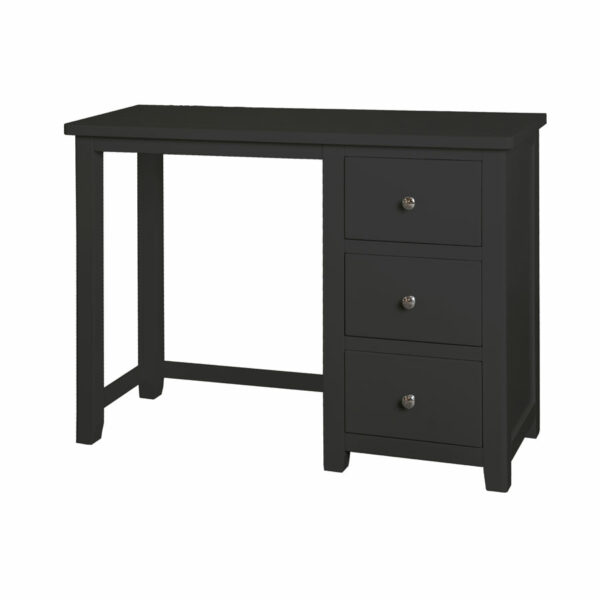 Black Geneva Painted Dressing Table - Charcoal