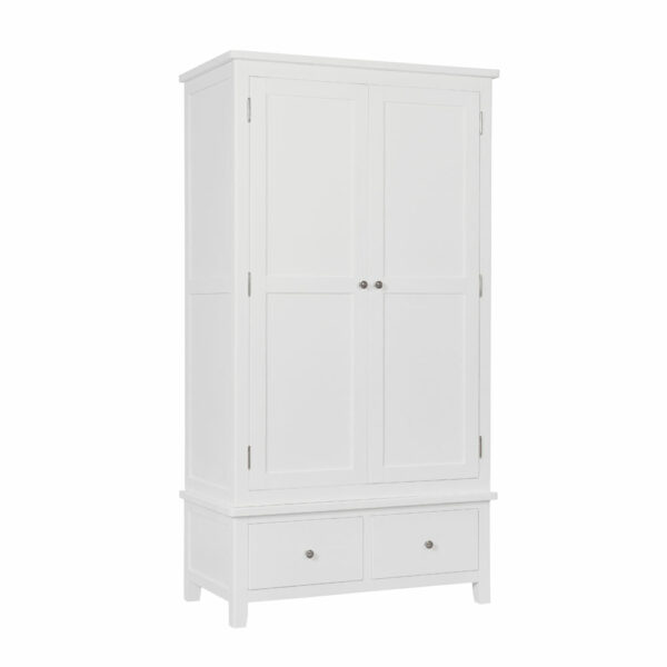 Geneva Painted Gents Wardrobe - White