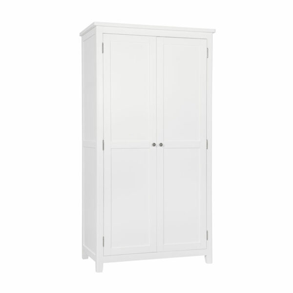 Geneva Painted Full Hanging Wardrobe - White