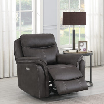 Oakley Grey Electric Recliner Armchair