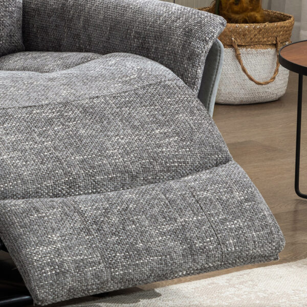 Brookdale 2 Seat Electric Recliner Fusion Grey Sofa | Assembly Required