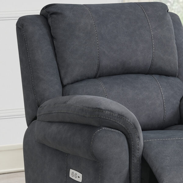 Callahan 3+2+1 Seat Electric Recliner Suite Grey | Assembly Required