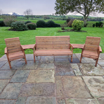 Timber Valley 5 Seat Set 1X3B 2XC Angled Tray | Assembled