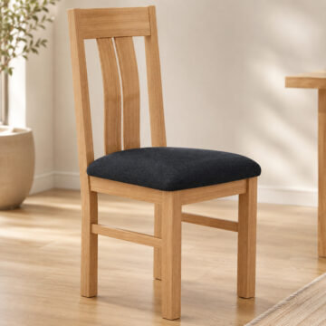Arland Natural Oak Dining Chair | Assembled