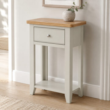 Arland Grey Painted Telephone Table | Assembled | Clearance