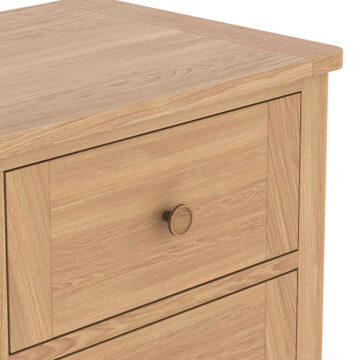 Harveston Natural Oak 1 Door 3 Drawer Standard Sideboard | Assembled | Clearance