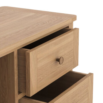 Harveston Natural Oak 1 Door 3 Drawer Standard Sideboard | Assembled | Clearance