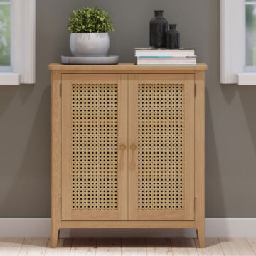 Harveston Natural Oak Cabinet | Assembled