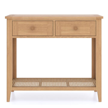 Harveston Natural Oak Console Table | Assembled | Clearance