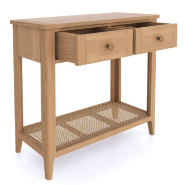 Harveston Natural Oak Console Table | Assembled | Clearance