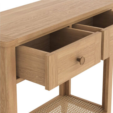 Harveston Natural Oak Console Table | Assembled | Clearance