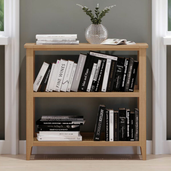 Harveston Natural Oak Open Bookcase | Fully Assembled