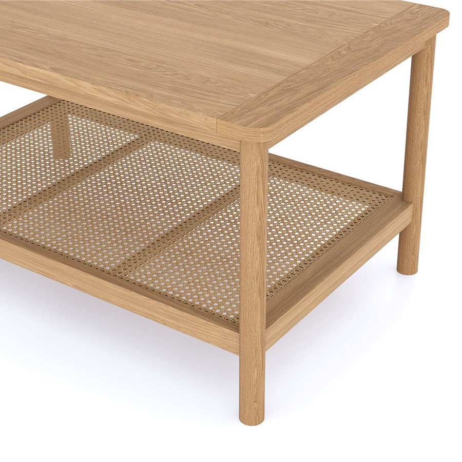Harveston Natural Oak Coffee Table Assembly Required Oak World