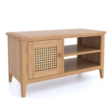 Harveston Natural Oak 1 Door TV Unit 86cm | Assembled