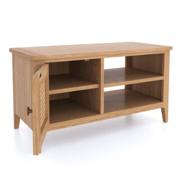 Harveston Natural Oak 1 Door TV Unit 86cm | Assembled