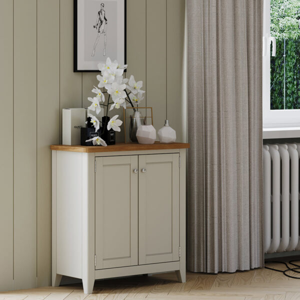 Arland Grey Painted Cabinet | Fully Assembled