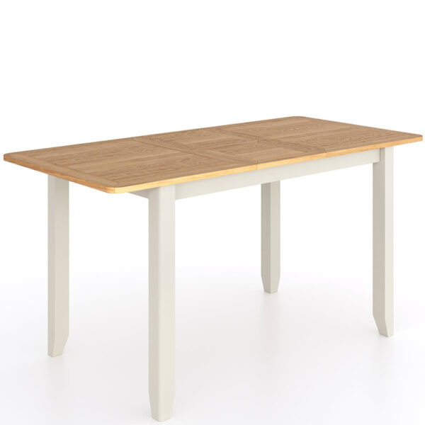 Arland Grey Painted 125-165cm Extending Dining Table | Self Assembly