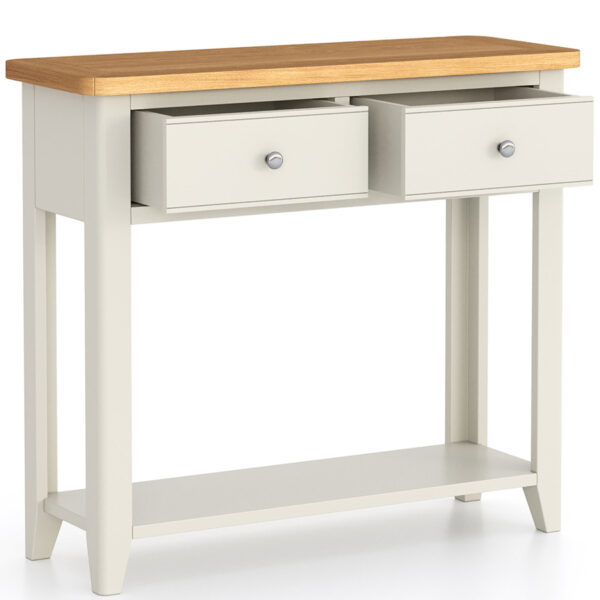 Arland Grey Painted Console Table | Fully Assembled