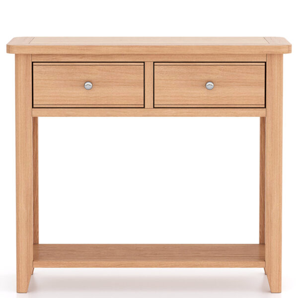 Arland Natural Oak Console Table | Fully Assembled