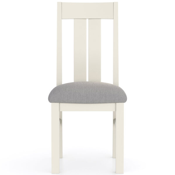 Arland Grey Painted Dining Chair | Fully Assembled