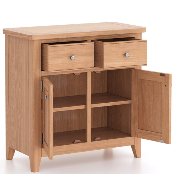 Arland Natural Oak Small Sideboard | Fully Assembled