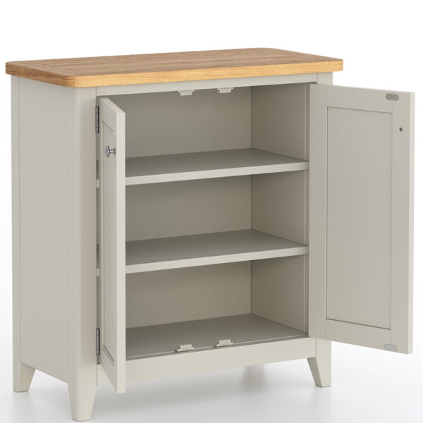 Arland Grey Painted Cabinet | Fully Assembled