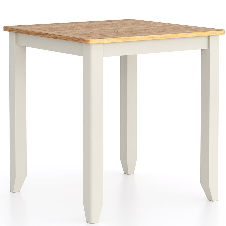 Arland Grey Painted Square Dining Table | Oak World