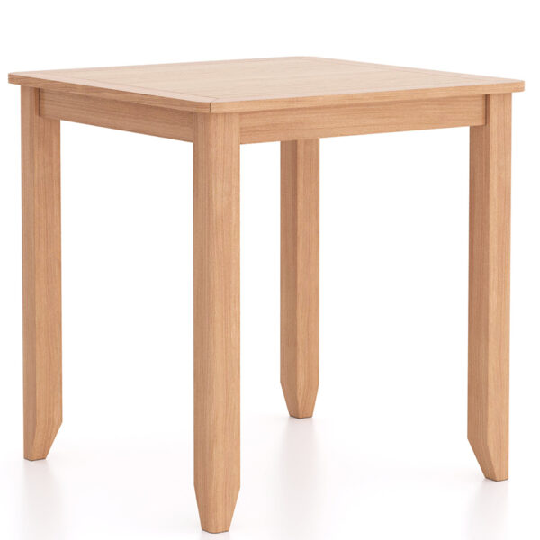 Arland Natural Oak Square Dining Table | Self Assembly