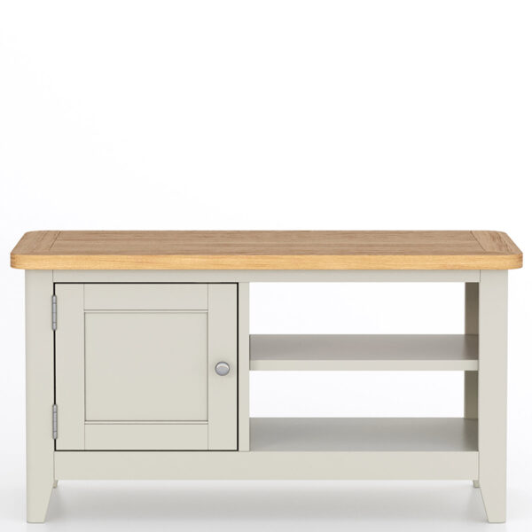 Arland Grey Painted TV Cabinet | Fully Assembled